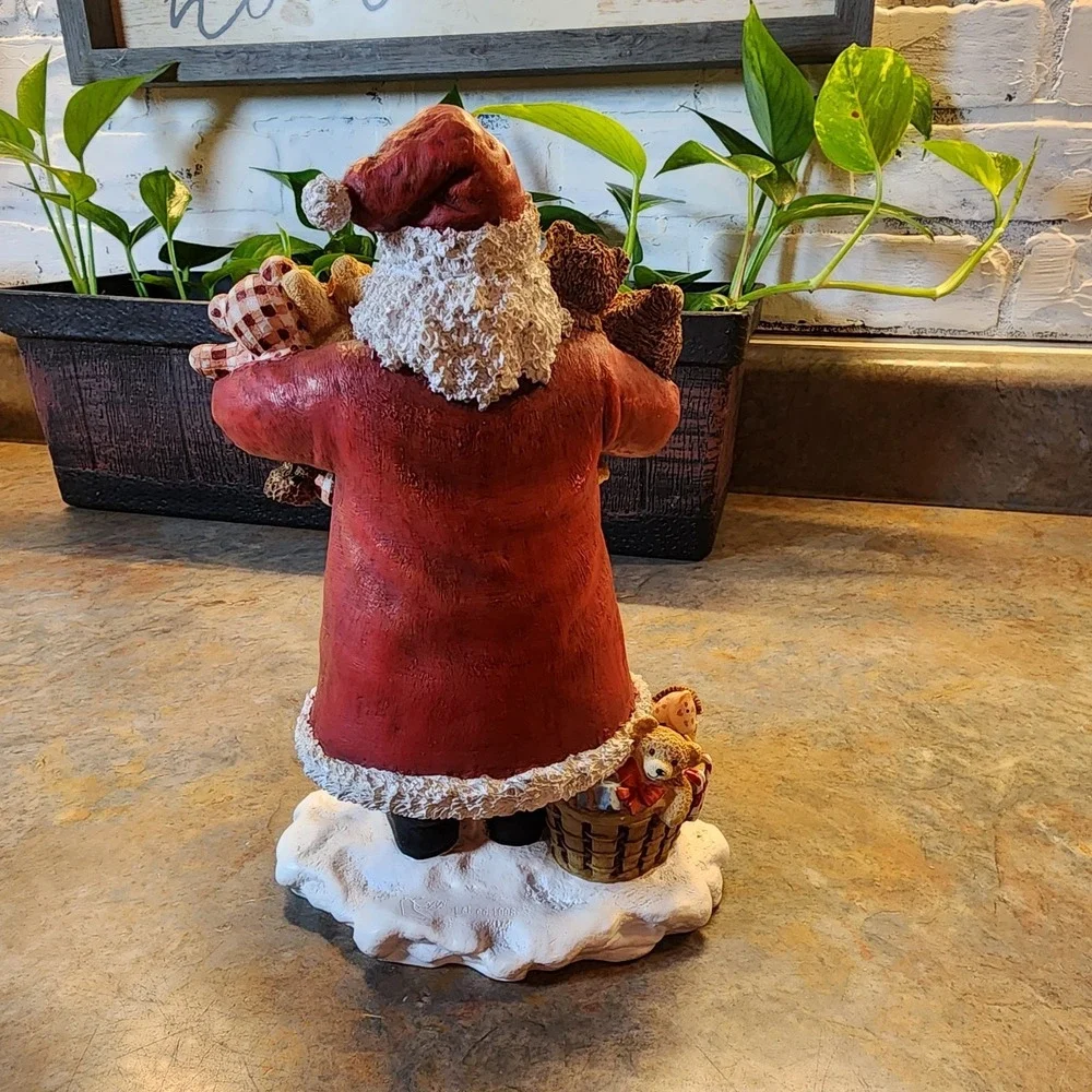 Sherri Buck Baldwin Bountiful Bears II First Edition 1998 # 8 Santa Figurine